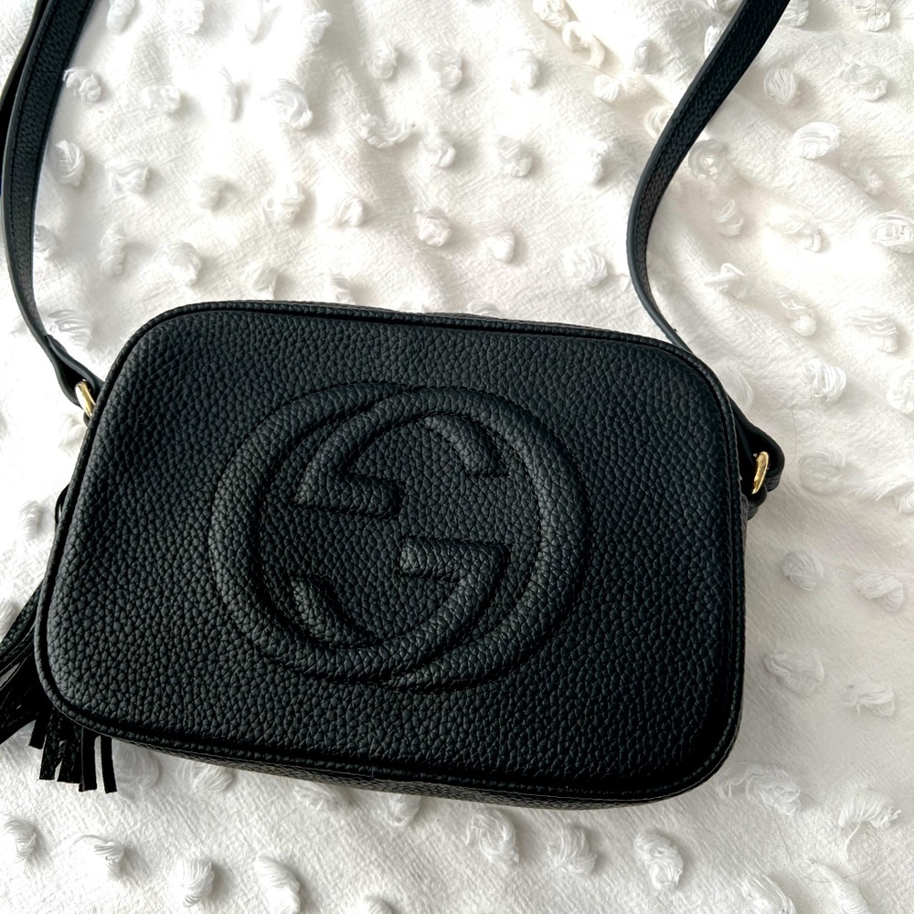 Black camera bag